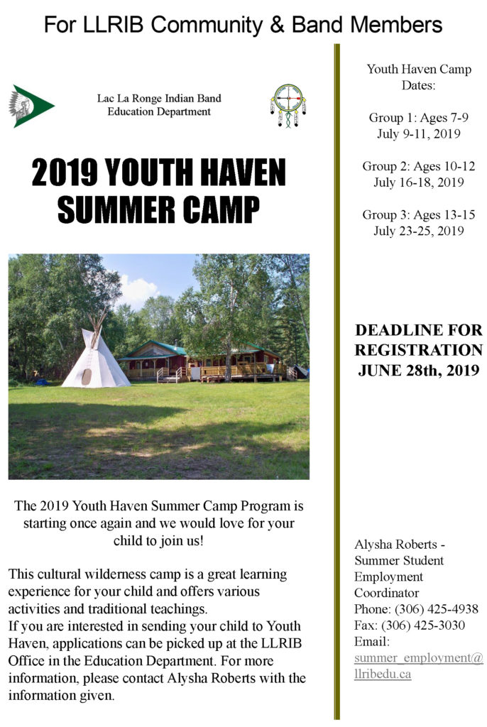 The 2019 Youth Haven Summer Camp Program is starting once again and we would love for your child to join us!